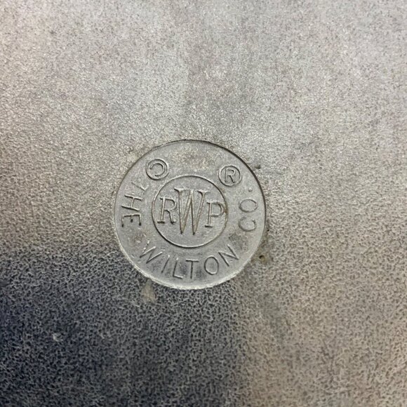 Wilton Armetale Scallop Handle Large Oval Serving Tray 16 inch Pewter Bruce Fox - Picture 5 of 6